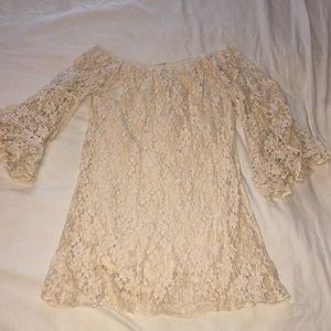 Off the Shoulder Lace Dress